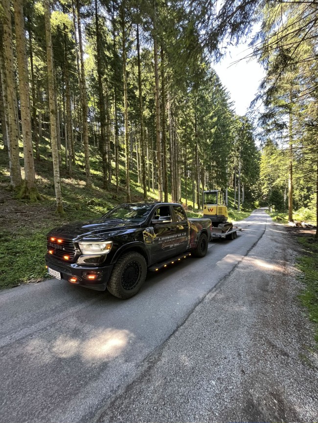 Anlieferung zur Baustelle